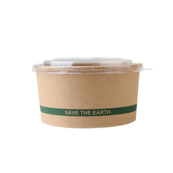 [35308] ENSALADERA CARTON KRAFT+TAPA 1300CC 25/UNID