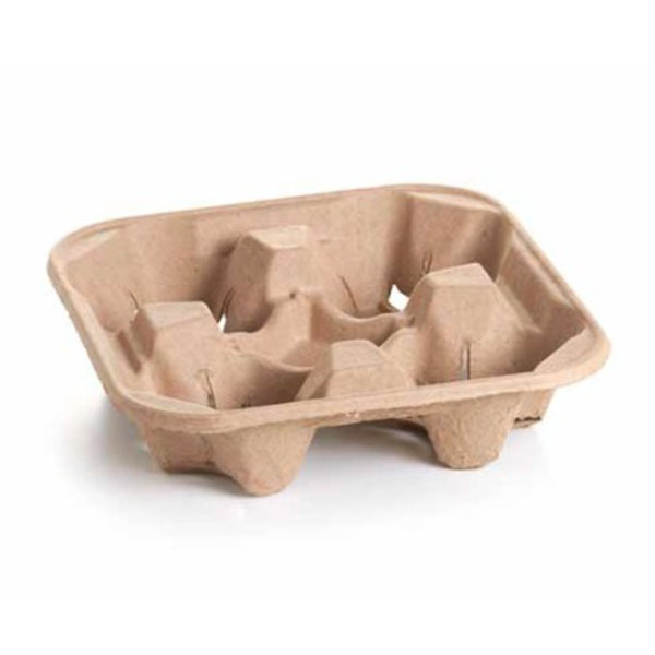 PORTA VASOS FIBRA 4 VASOS 220/UNID