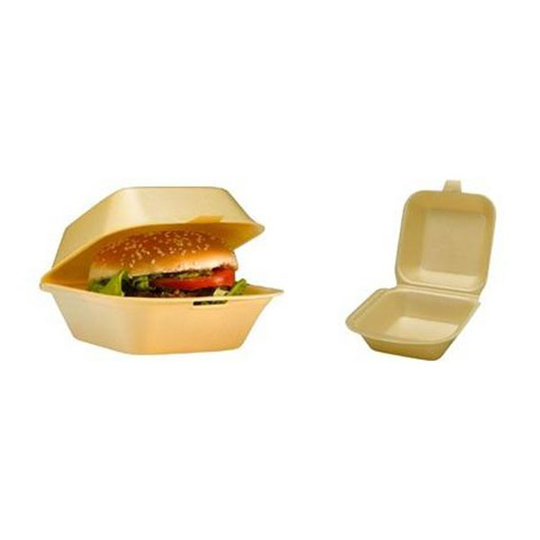 [35112] ENVASE FOAM BISAGRA ORO HB-7 BURGUER 135X135 125/U