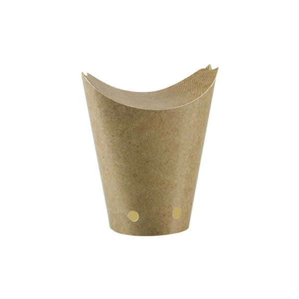 ENVASE NATURAL TAPA INTEGRADA KRAFT CPA400 50/UNI.