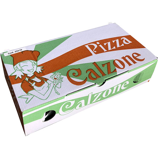 [22210] CAJA PARA PIZZA 330X170X80MM MOD. CALZONE