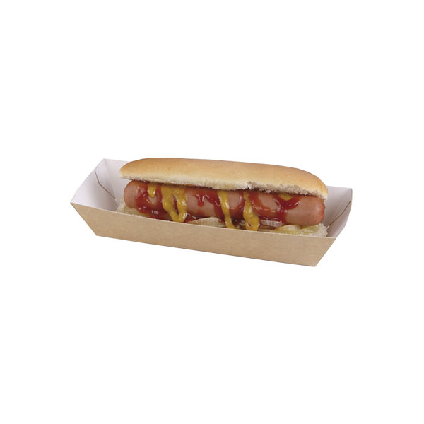 [22030] BARQUILLA HOT DOG 172X55X38 KRAFT 400-5572 100/UNI
