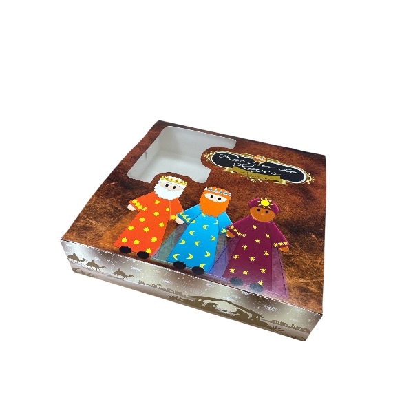 [17361] CAJA ROSCON CON VENTANA 37X37X8 40/UNID.