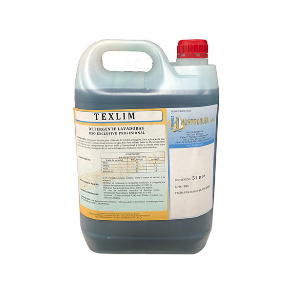 [34024] DETERGENTE LIQUIDO LAVADORA TEXLIM 5L