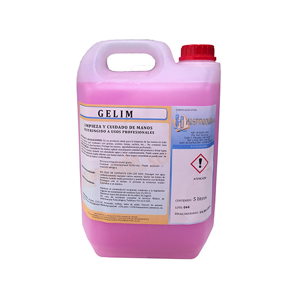 [32002] GEL DE MANOS PERFUMADO GELIM 5 LITROS