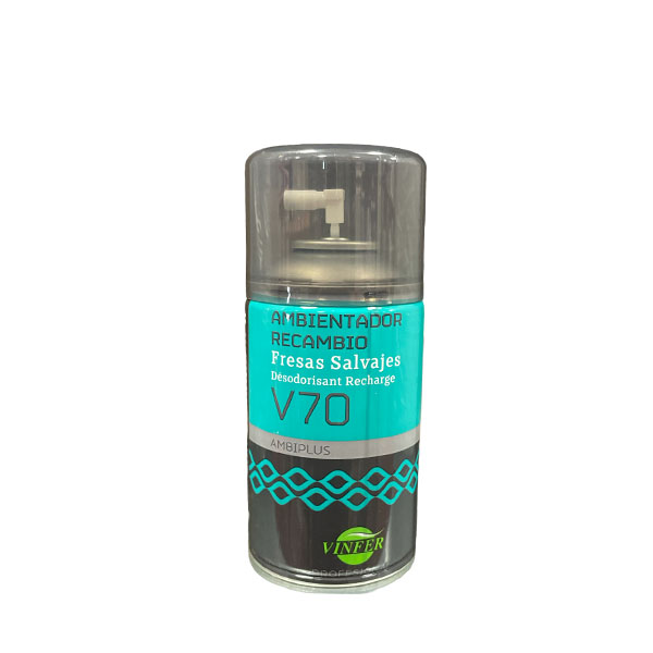 CARGA AMBIENTADOR SPRAY AMBIPLUS FRESA V70 250CC