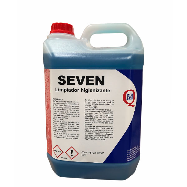 LIMPIADOR HIGIENIZANTE SEVEN 5L