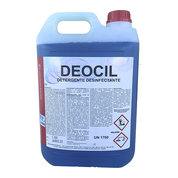 DETERGENTE DESINFECTANTE HA DEOCIL 5 LITROS