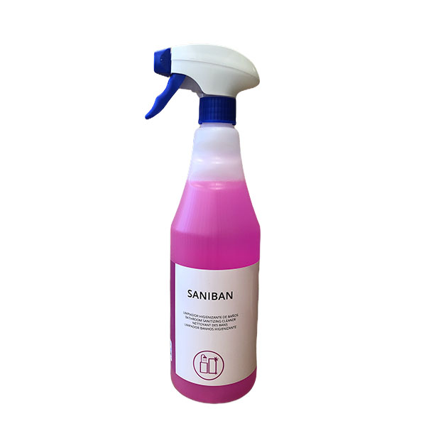 LIMPIADOR HIGIENIZANTE BAÑOS SANIBAN PULVER 750ML