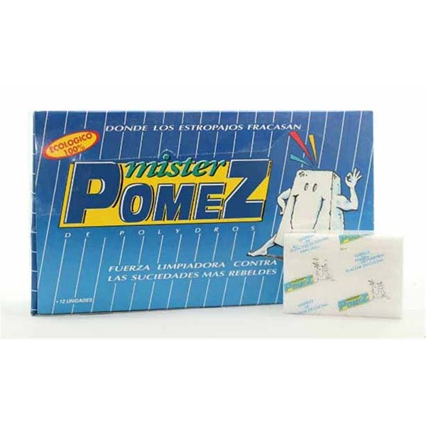 PIEDRA DE LIMPIEZA MISTER POMEZ CAJA 12/UNID.