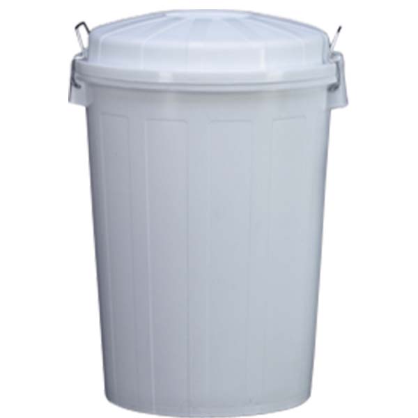 [26006] BARREÑO INDUSTRIAL CON TAPA 95 L BLANCO