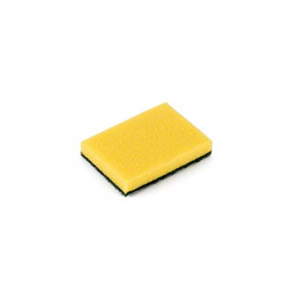 ESTROPAJO FIBRA VERDE CON ESPONJA 8X12 6/UNID.