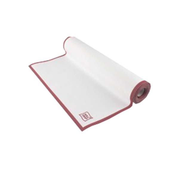 ROLLO DRAP 40X64CM BLANCO/BURDEOS 10/UNID