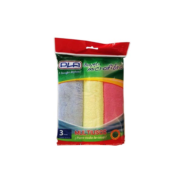 [25129] BAYETA MICROFIBRA 30X40XCM PAQ.3