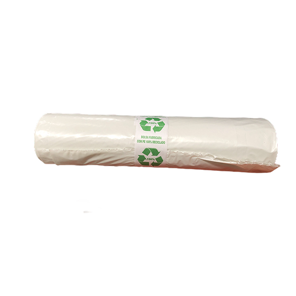 [9007] B. BASURA PE REC.BLANCA 60L 80X80 G120 25/UNID-