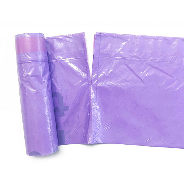 [8033] B. BASURA AUTOCIERRE VIOLETA 60X75 10/UNID.