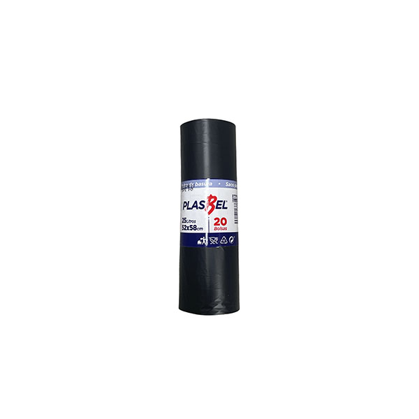 [8005] B. BASURA DOMESTICA 25L NEGRA 52X58