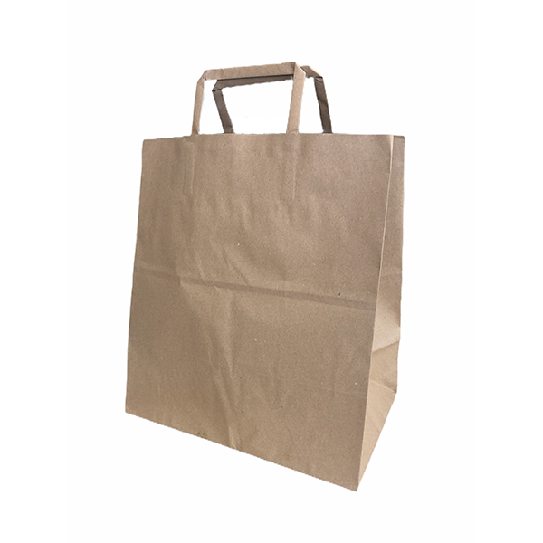[15117] BOLSA PAPEL ASA KRAFT 28X17X29 TAKE AWAY  Caja 250/Uds