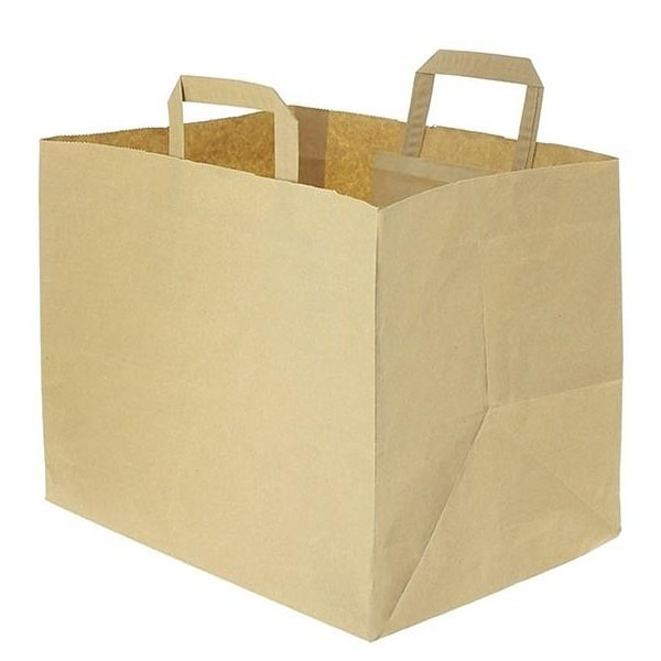 [15116] BOLSA ASA PLANA PAPEL KRAFT 35X23X25