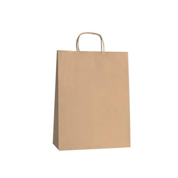 [15016] BOLSA ASA R4IZADA PAPEL KRAFT 24X10X31