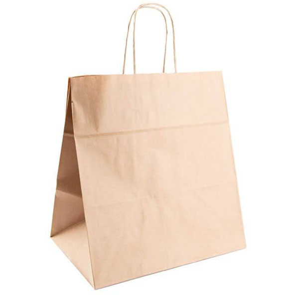 [15004] BOLSA ASA RIZADA KRAFT 28X16X32 250 UNI.