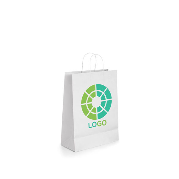 [15003] BOLSA ASA RIZADA PAPEL BCO IMPRESA 24X11X32 