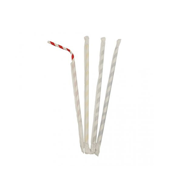 CAÑA PAPEL FREXIBLE RAYAS ENFUND. 230X06 250/UNID.