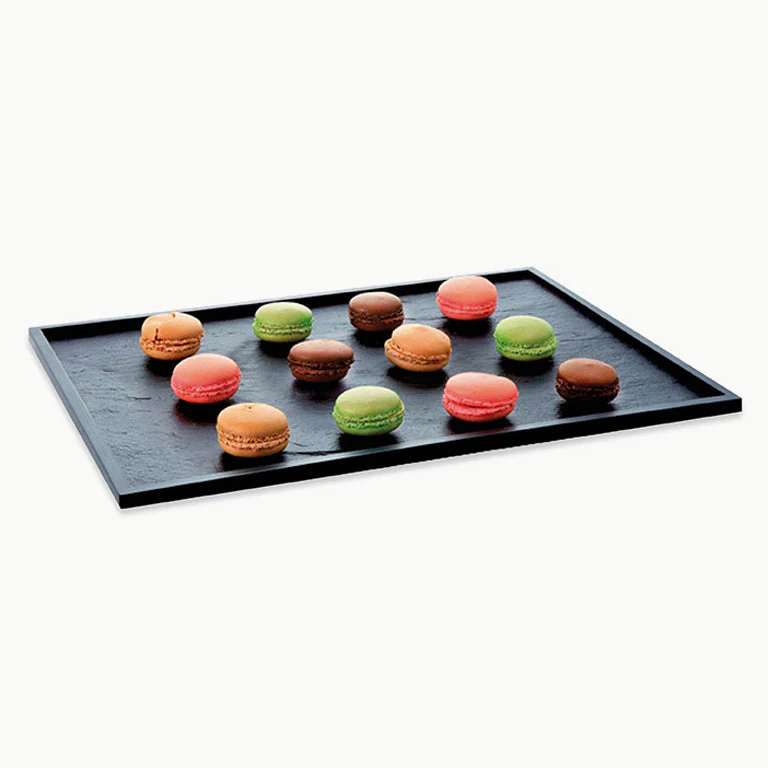 [38717] BANDEJA PS PIZARRA CON REBORDE 53X32.5 