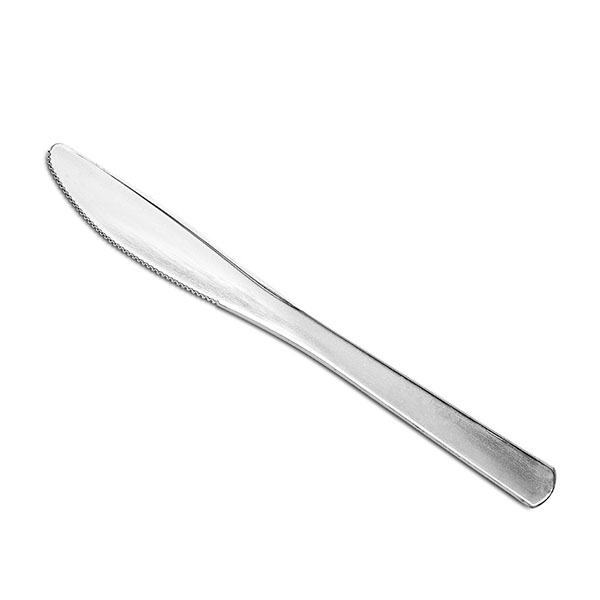[33076] CUCHILLO PS PLATEADO 20 CM 12/UNID.