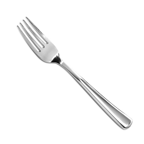 [33075] TENEDOR PS PLATEADO 19CM 12/UNID.