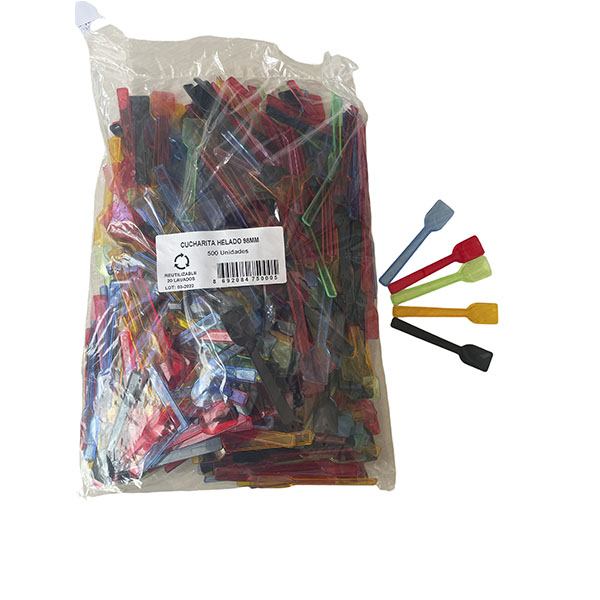 CUCHARILLA HELADO PS REUTILIZ 650/UNID