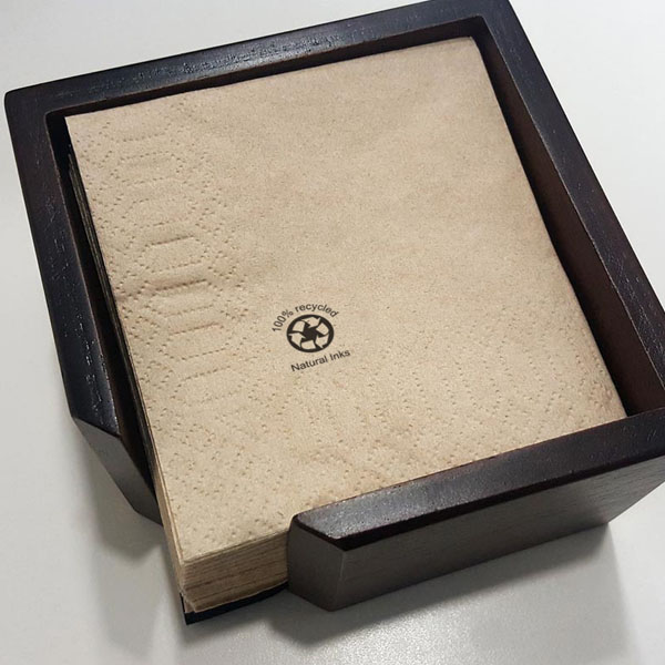 SERVILLETA MICROGOFRADA 20X20 ECO KRAF 100/UNID.