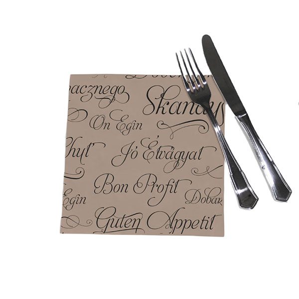 [20212] SERVILLETA KRAFT 40X40 BUEN PROVECHO 50 SERV.