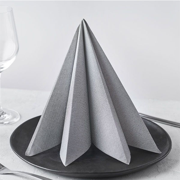 SERVILLETA AIRLAID JEANS NEGRO 40X40 50/UNI