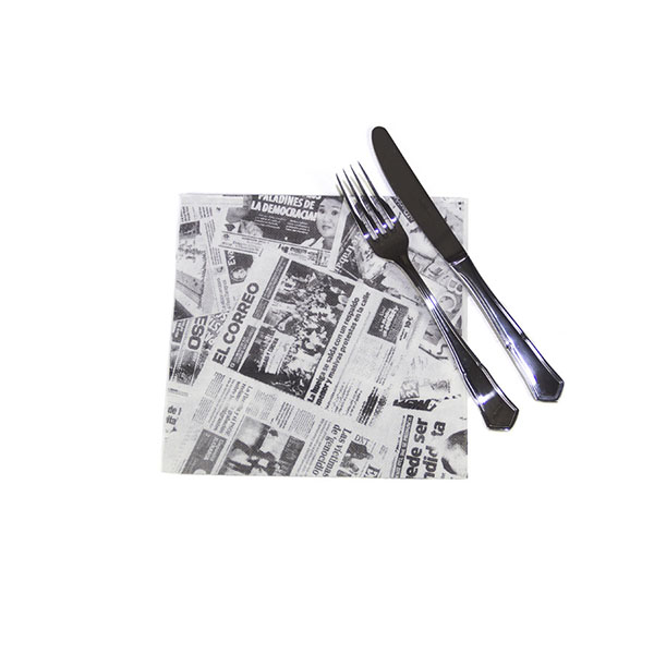 SERVILLETA PUNTA PUNTA 40X40 2C PRENSA 50/SERV.