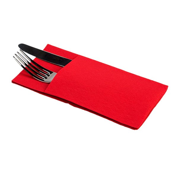 SERVILLETA KANGURO PUNTA PUNTA ROJO 30/UNID.