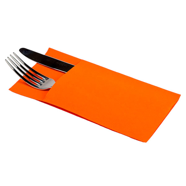 SERVILLETA KANGURO PUNTA PUNTA NARANJA 30/UNID.