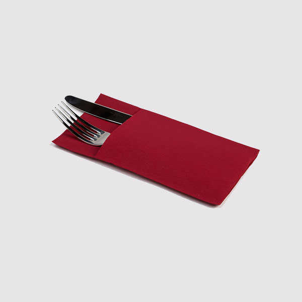 SERVILLETA KANGURO PUNTA PUNTA BURDEOS 30/UNID.