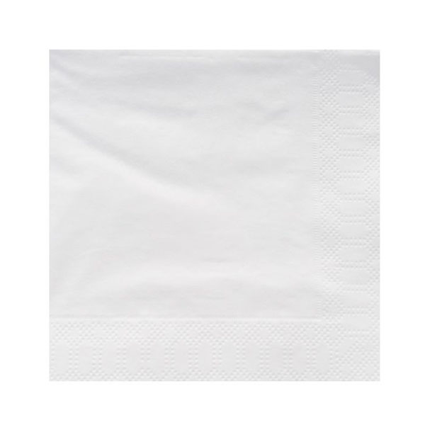 [20023] SERVILLETA PASTA 40X40 BLANCA 50 SERV.