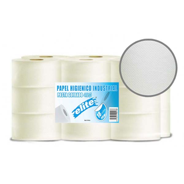 HIGIENICO IND. PASTA GOFRADO 350GR. 45 DIAM. 18/UN