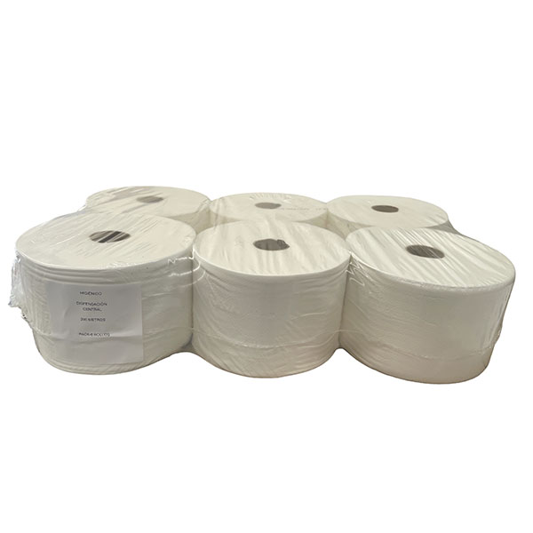 HIGIENICO DISPENSACION CENTRAL 200M 6/UNID.