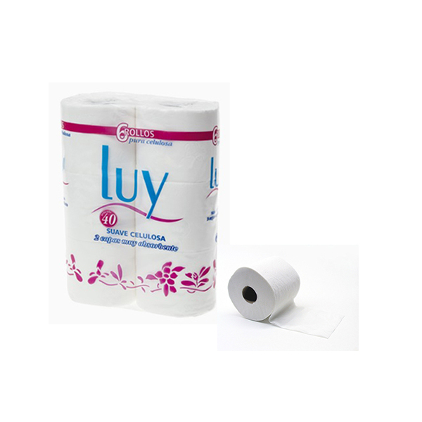 HIGIENICO DOMESTICO 36 MTS. LUY 6/UNID.