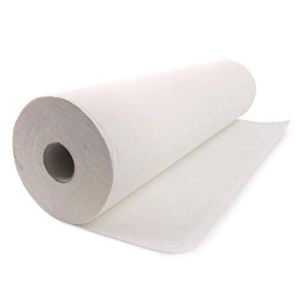 [19018] ROLLO PAPEL CAMILLA BLANCO 60 MTS. SIN PRECORTE