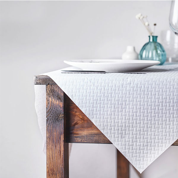 MANTEL PAPEL 100X100 BLANCO 37GRS. 400/UNI