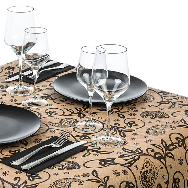 MANTEL PAPEL 120X120 KRAFT CACHEMIR 300/UNID.