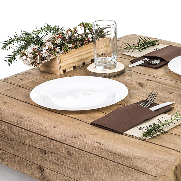 [21324] MANTEL PAPEL 100X100 KRAFT TABLAS 400/UNID.