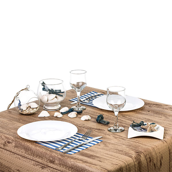 [21175] MANTEL PAPEL 120X120 KRAFT TABLAS 300/UNID.