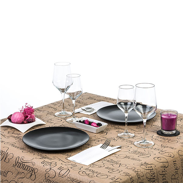 MANTEL PAPEL 120X120 KRAFT BUEN PROVECHO 300/UNID.