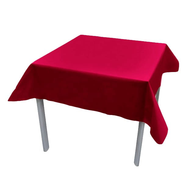 MANTEL NOVOTEX 120X120 BURDEOS 150/UNID.