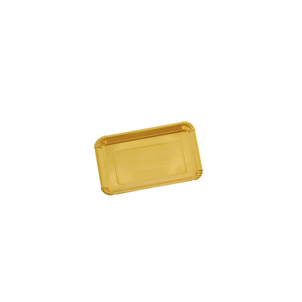 [17425] BANDEJA CARTON ORO 10X16 200/UNID.